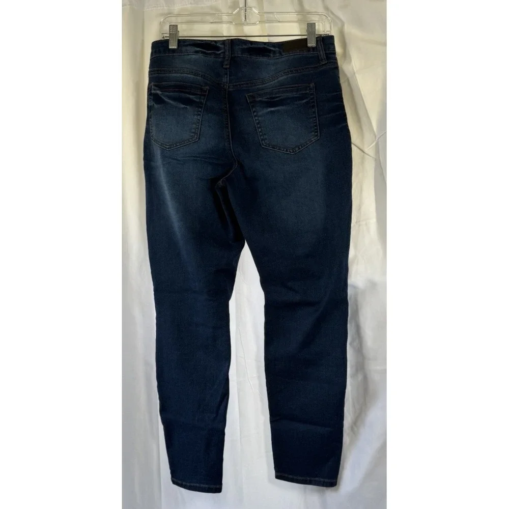 Kenneth Cole Reaction‎ Skinny Jeans Womens Size 12 Blue Denim Dark Wash